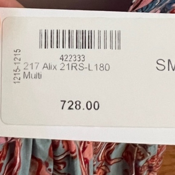 ALIX OF BOHEMIA Emmaline Patchwork Printed Ruffled Cotton Midi Dress Small NWT - Picture 9 of 14